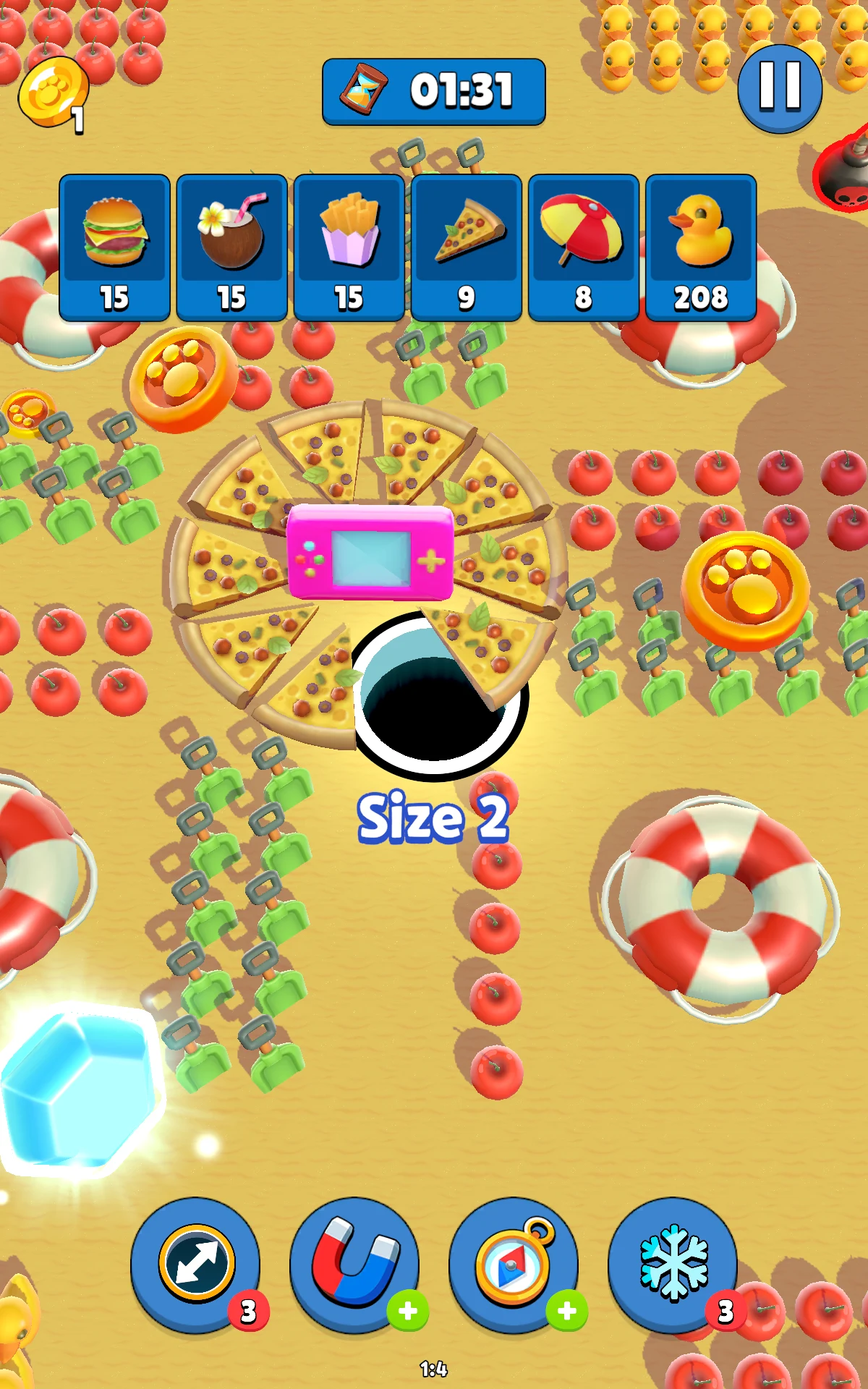Talking Tom: Hole Quest screenshot