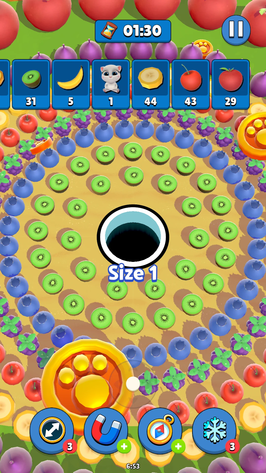 Talking Tom: Hole Quest screenshot