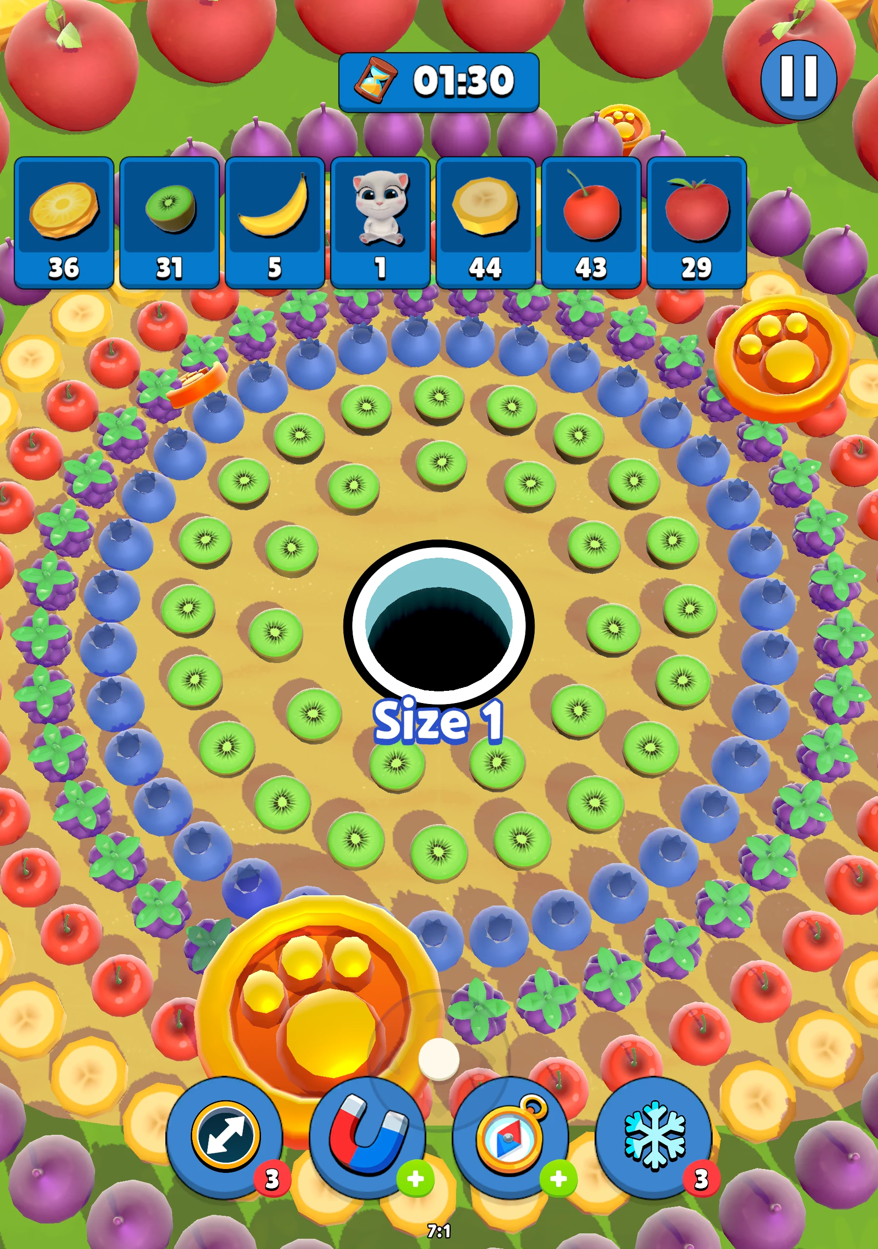 Talking Tom: Hole Quest screenshot