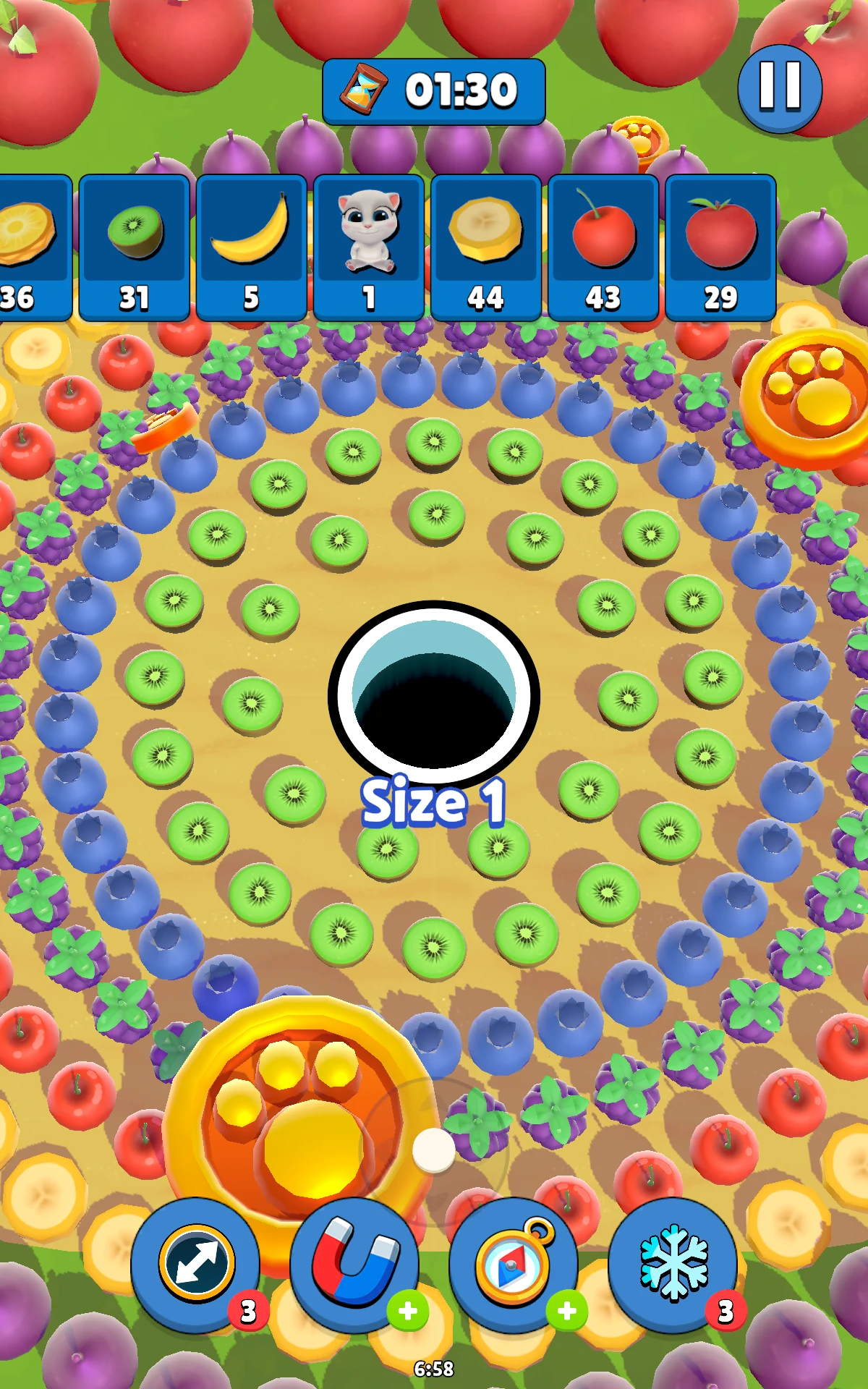 Talking Tom: Hole Quest screenshot